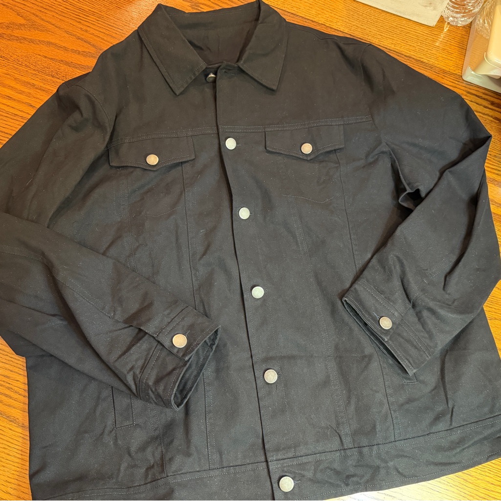 Men's Black Jacket Size Xl New